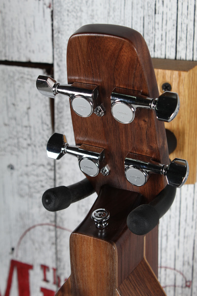 McSpadden 4 String Flathead Hourglass Spalted Sycamore Dulcimer with Gig Bag