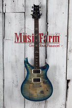 Load image into Gallery viewer, PRS 2011 USA Custom 24 Flame Top Electric Guitar Faded Blue Burst with Case