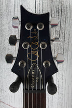 Load image into Gallery viewer, PRS 2011 USA Custom 24 Flame Top Electric Guitar Faded Blue Burst with Case
