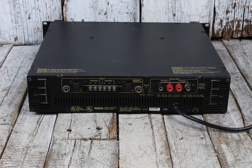 Yamaha P4500 Power Amplifier Professional Grade Rack Mountable Power Amplifier