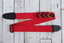 Henry Heller 2 Inch David Hale Cotton with Embroidered Feather Design Red