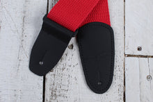 Load image into Gallery viewer, Henry Heller 2 Inch David Hale Cotton with Embroidered Feather Design Red