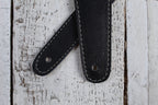 Henry Heller 2 Inch Diamond Cut Out Guitar Strap Black and Tweed