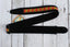 Henry Heller 2 Inch Wide Black with Red and Yellow Adjustable Peruvian Guitar Strap