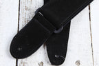 Henry Heller 2 Inch Wide Black with Red and Yellow Adjustable Peruvian Guitar Strap