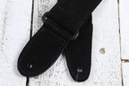 Henry Heller 2 Inch Wide Black with Purple and White Adjustable Peruvian Guitar Strap