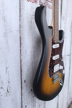 Load image into Gallery viewer, Cort G110 Double Cutaway Solid Body Electric Guitar Open Pore Sunburst