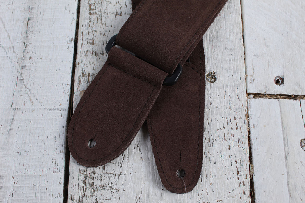 Henry Heller 2 Inch Wide Brown with Blue and Purple Adjustable Peruvian Guitar Strap