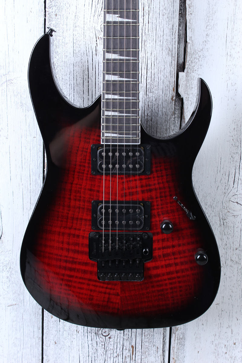 Ibanez Gio GRG320 Solid Body Electric Guitar Transparent Red Burst Finish Main image