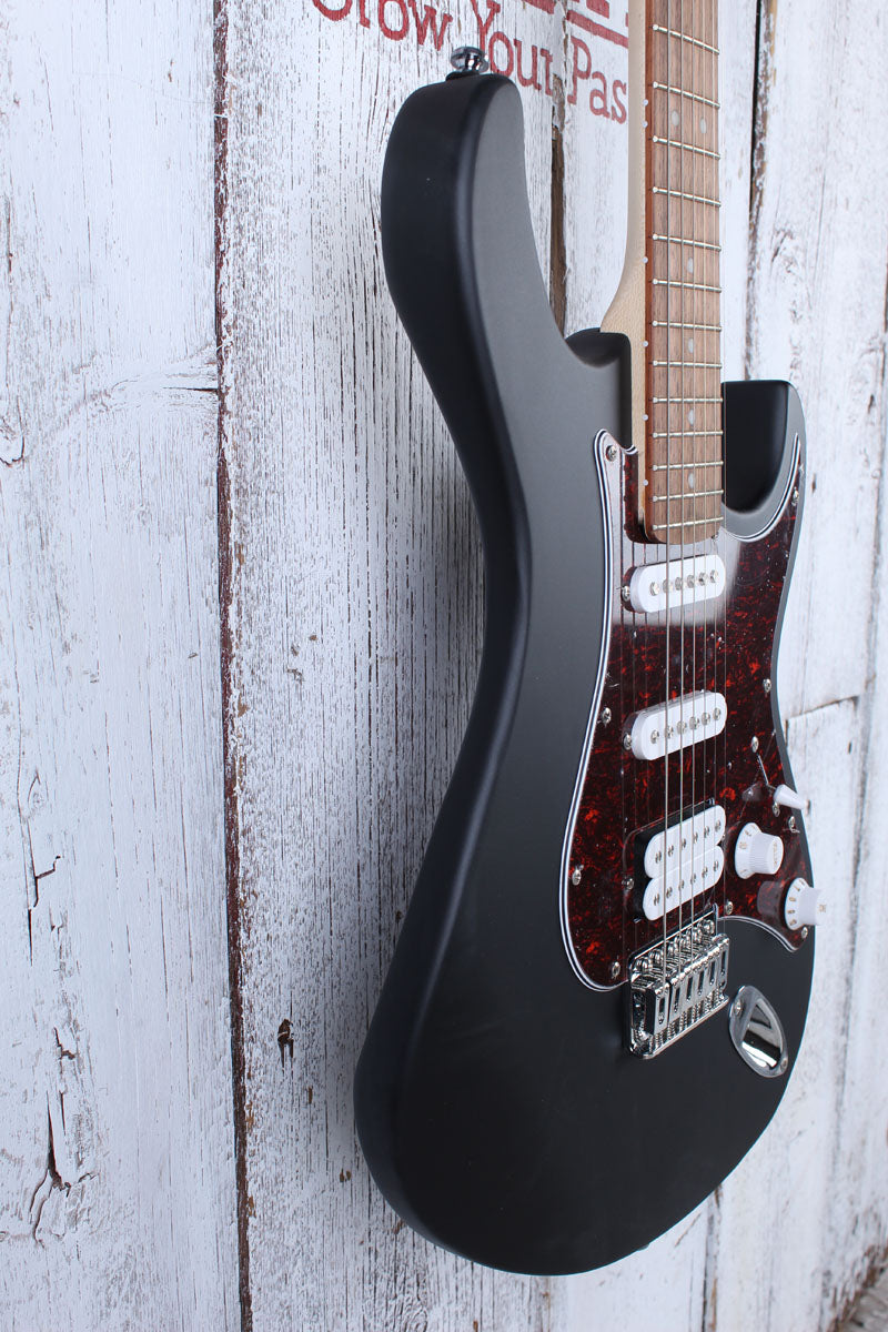 Cort G110 Double Cutaway Solid Body Electric Guitar Open Pore Black