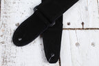 Henry Heller 2 Inch Wide Black with Blue and Purple Adjustable Peruvian Guitar Strap