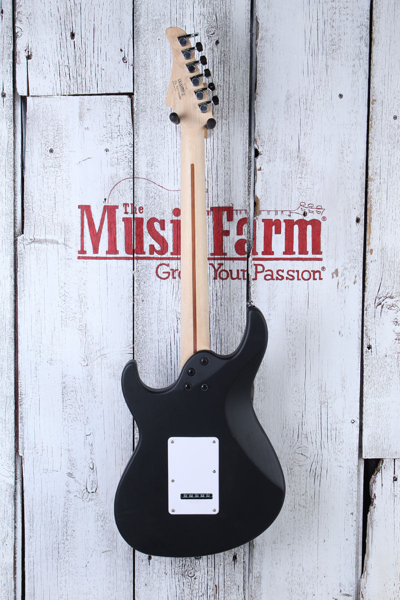 Cort G110 Double Cutaway Solid Body Electric Guitar Open Pore Black