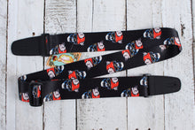 Load image into Gallery viewer, Henry Heller 2 Inch Live and Let Die Crazy Skull Guitar Strap