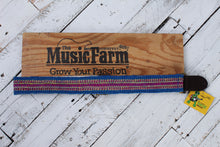 Load image into Gallery viewer, Henry Heller 2 Inch Picador Series Handwoven Organic Fabric Strap Blue Multi Stripe