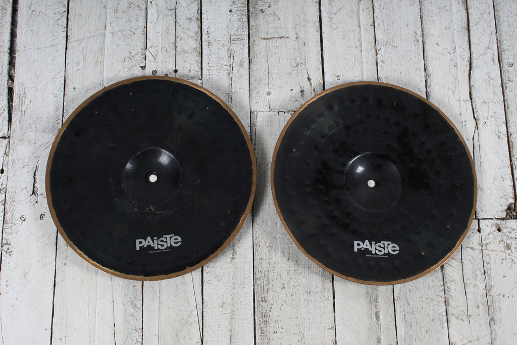 Paiste 400 Color Sound 14 Inch Hi Hat Pair 14" Hi Hat Drum Cymbal Pair