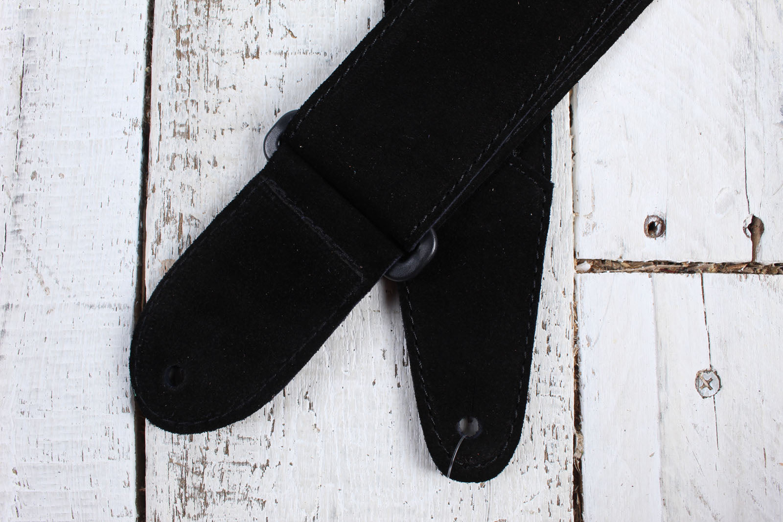 Henry Heller 2 Inch Wide Black with Blue and Orange Adjustable Peruvian Guitar Strap