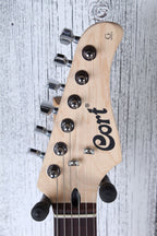 Cort G110 Double Cutaway Solid Body Electric Guitar Open Pore Black Cherry