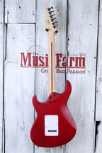 Cort G110 Double Cutaway Solid Body Electric Guitar Open Pore Black Cherry