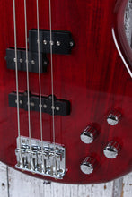 Load image into Gallery viewer, Ibanez 2013 GSR200 Solid Body 4 String Electric Bass Guitar Transparent Red
