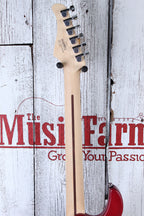 Cort G110 Double Cutaway Solid Body Electric Guitar Open Pore Black Cherry