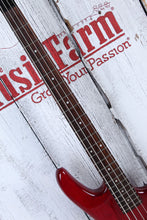 Load image into Gallery viewer, Ibanez 2013 GSR200 Solid Body 4 String Electric Bass Guitar Transparent Red
