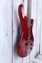 Load image into Gallery viewer, Ibanez 2013 GSR200 Solid Body 4 String Electric Bass Guitar Transparent Red