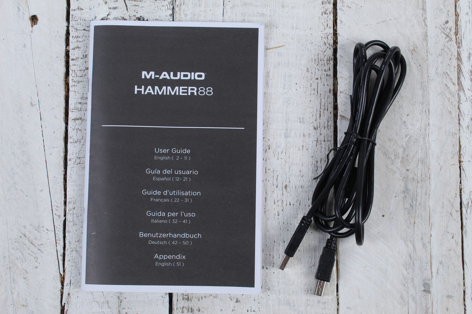 M-Audio Hammer 88 Keyboard Controller 88 Key USB / MIDI Keyboard Controller