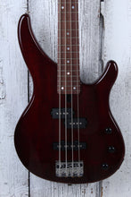 Load image into Gallery viewer, Yamaha TRBX174EW RTB 4 String Bass Electric Guitar Exotic Wood Top Root Beer