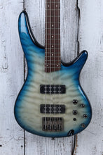 Load image into Gallery viewer, Ibanez SR400EQM 4 String Electric Bass Guitar Stained Cosmic Blue Starburst