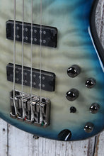 Load image into Gallery viewer, Ibanez SR400EQM 4 String Electric Bass Guitar Stained Cosmic Blue Starburst