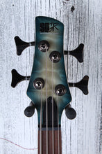 Load image into Gallery viewer, Ibanez SR400EQM 4 String Electric Bass Guitar Stained Cosmic Blue Starburst