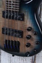 Load image into Gallery viewer, Ibanez SRD905 5 String Electric Bass Guitar Cosmic Blue Starburst Low Gloss