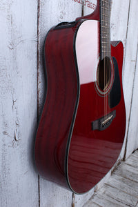 Takamine G Series GD30CE Dreadnought Cutaway Acoustic Electric Guitar Wine Red