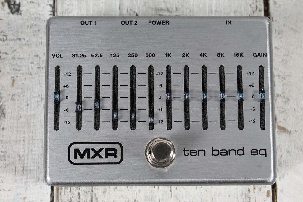 MXR M108S Ten Band EQ Electric Guitar Equalizer Effects Pedal