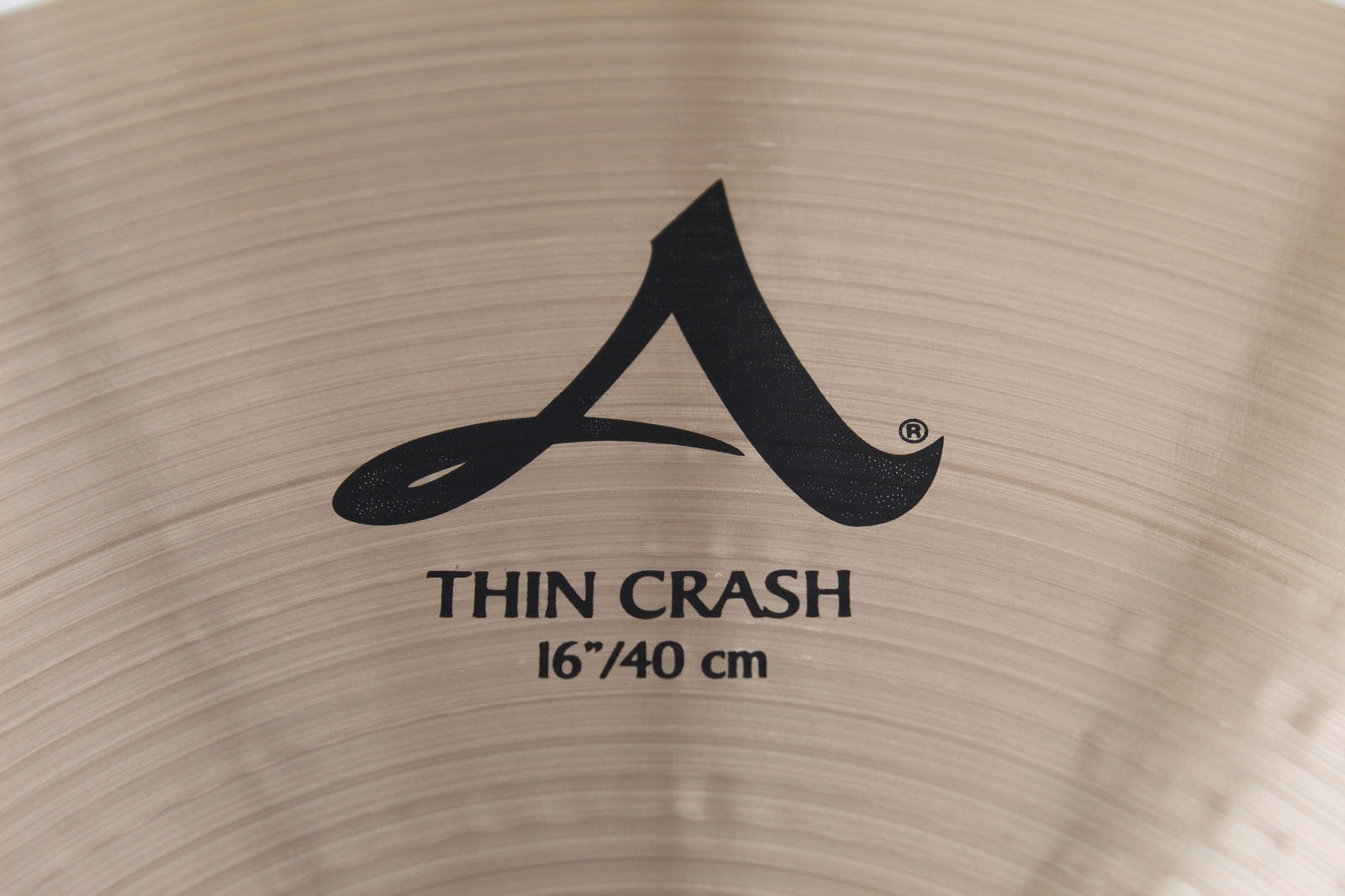 Zildjian 16 Inch A Family Thin Crash Cymbal 16" Thin Crash Drum Cymbal A0223