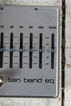 MXR M108S Ten Band EQ Electric Guitar Equalizer Effects Pedal