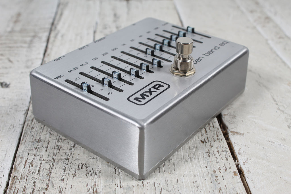 MXR M108S Ten Band EQ Electric Guitar Equalizer Effects Pedal