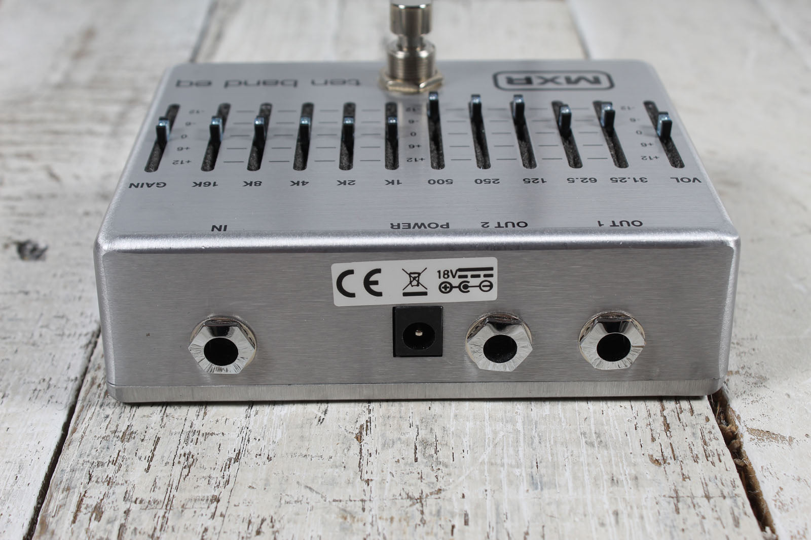 MXR M108S Ten Band EQ Electric Guitar Equalizer Effects Pedal