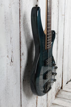 Yamaha TRBX604FM 4 String Electric Bass Guitar Flame Maple Top Indigo Blue