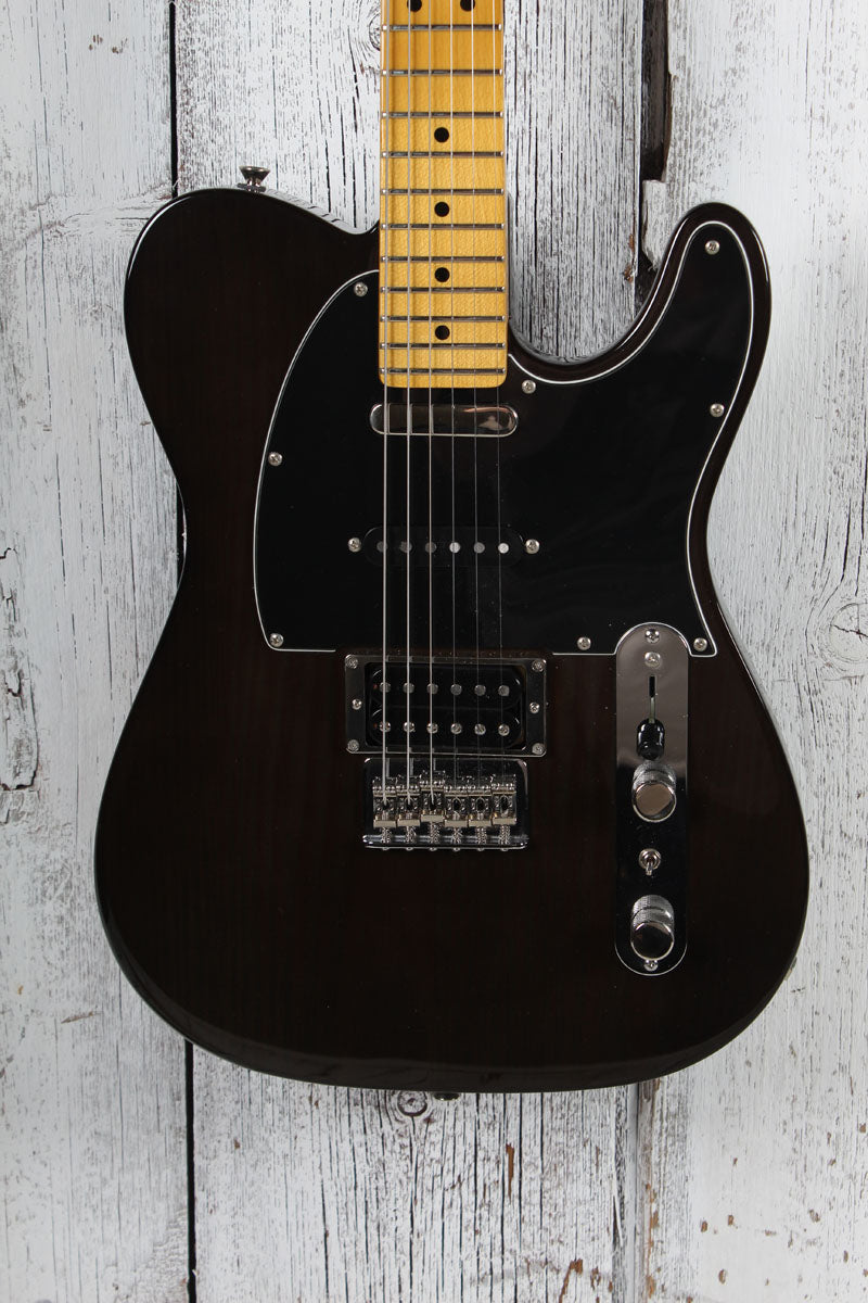 Fender 2018 Modern Player Telecaster Plus Electric Guitar Charcoal Transparent Main image
