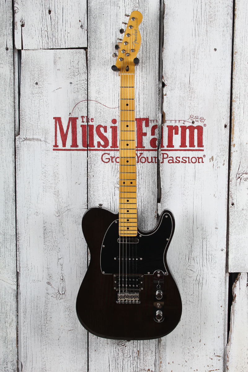 Fender 2018 Modern Player Telecaster Plus Electric Guitar Charcoal Transparent Secondary image