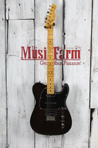 Fender 2018 Modern Player Telecaster Plus Electric Guitar Charcoal Transparent