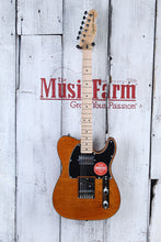 Load image into Gallery viewer, Fender Squier Affinity Telecaster FMT SH Electric Guitar Flame Maple Top Mocha