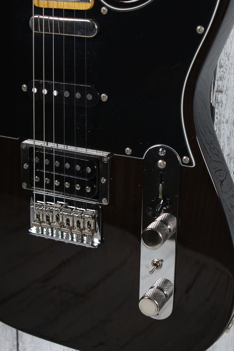 Fender 2018 Modern Player Telecaster Plus Electric Guitar Charcoal Transparent