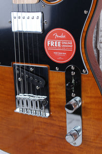 Fender Squier Affinity Telecaster FMT SH Electric Guitar Flame Maple Top Mocha