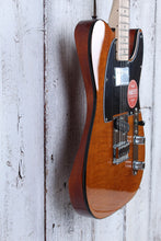Load image into Gallery viewer, Fender Squier Affinity Telecaster FMT SH Electric Guitar Flame Maple Top Mocha