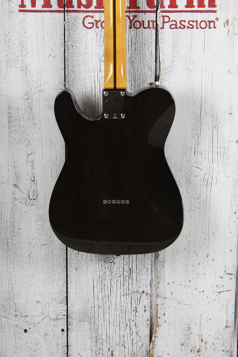 Fender 2018 Modern Player Telecaster Plus Electric Guitar Charcoal Transparent