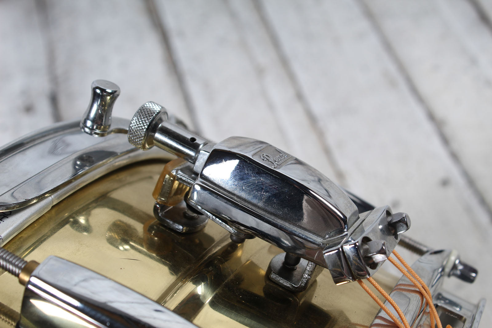 Pearl Sensitone Heritage Alloy Brass Snare 13 x 5 Custom Alloy Steel Snare Drum