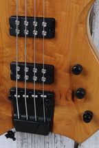 Sozo Render Series Render Bass 4 String Electric Bass Guitar Maple Burl Top