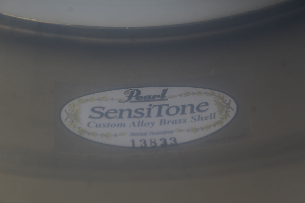 Pearl Sensitone Heritage Alloy Brass Snare 13 x 5 Custom Alloy Steel Snare Drum